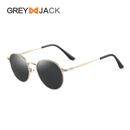 GREY JACK Round Polarized Sunglasses (for Men and Women)