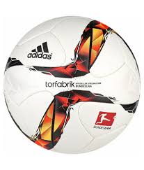 Adidas  Bundesliga 2016 Football  (Size 5, Machine Stitched Construction For Soft Touch & Durability)