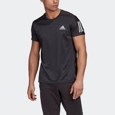 Adidas  Regular Fit T-Shirt for Men (Synthetic Material, Short Sleeve, Striped, Machine Wash)