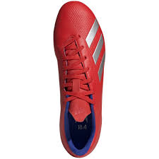 Adidas Football Shoes For Men X 18.4 Fg (Synthetic outer material, Round toe, Lace up closure, Regular width)