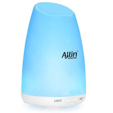 Allin Exporters Ultrasonic Humidifier and Aroma Diffuser DT-1509GS (100ml storage runs for 4 hrs, Auto power off, Auto LED colour light change)