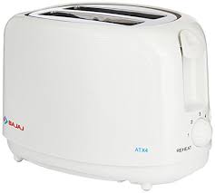 Bajaj 2 Slice Pop-up Toaster ATX 4   (750 Watts, Adjustable temperature settings, Skid resistant base )