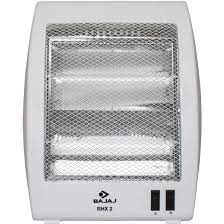 Bajaj RHX-2 Halogen Room Heater (800Watts, Two Heat Settings 500W/ 1000W, Tip over Safety Switch, Noiseless operation )