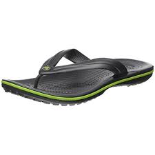 Crocs Unisex Crocband Flip Flops (Synthetic material, Round toe, Slip on thong sandals)