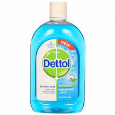 Dettol  Disinfectant Liquid  (Multi-Purpose Liquid for Personal and Home Hygiene, Germ Protection, Menthol Cool, 500 ml, Pack of 3)