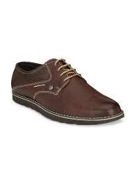 El Paso Brown Derbys Sneakers for Men  (Lace-up closure, Regular Width, Synthetic Leather Material, Thermoplastic Rubber sole)