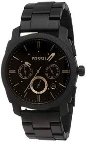 Fossil Fossil Chronograph Black Dial Watch for Men FS4682  (Machine collection, Quartz movement, 42mm Case Dia, Stainless Steel Material, Water resistance 5 Meters)