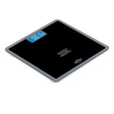 Hoffen Electronic Digital Bathroom Scale HO-18  (Capacity 2.3 -180 Kg, Tempered Glass 280 x 280 mm, High precision strain gauge sensor system, LCD display)