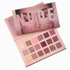 Huda Beauty The New Nude Eyeshadow Palette  (18 shades, 4 Reflective shades, 2 Glitter formulas, 1 Pressed pearl shade)