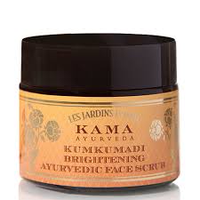 Kama Ayurveda Kumkumadi Ayurvedic Face Scrub (50 grams, 99.45% natural, contains 12 precious and rare ingredients, such as saffron, Indian madder and lotus)