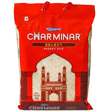 Kohinoor Charminar Select Best value Basmati Rice  (5kg Pack, Long grain, Non-Sticky, Delightful taste )