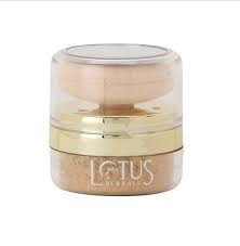 Lotus Herbals Natural Blend Translucent Make-up Powder (Sunset Beach, 10 Grams, Translucent finish, with Auto-Puff SPF 15 )