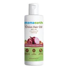 Mamaearth  Onion Hair Oil (150 ml, With Onion Oil and Redensyl, for Hair Fall Control)