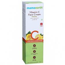 Mamaearth Vitamin C Face Cream for Men and Women (50 Grams, with Vitamin C & SPF 20 for Skin Illumination, Rich in antioxidants, Protects against UVA & UVB Rays )