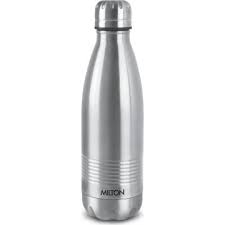 Milton Duo Dlx 750 ml Bottle (Silver model, screw-top cap, Insulated Temperature retention up to 24 hrs, leakage proof bottle)