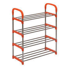 Nilkamal Proxima Metal Collapsible Shoe Stand  (4 Shelves, Dimension 54 x 23 x 85 cms LxWxH, 2 Kg Weight )