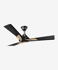 ORIENT Electric Wendy Ceiling Fan  (1200 mm, 3 Blades, Metallic Black & Gold, 68 Watts Power Consumption, Double Ball Bearing, Copper )