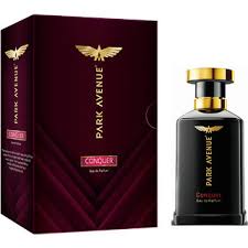 Park Avenue Conquer Eau De Perfume for Men and Women (100ml, with top notes of citrus, distilled with heart notes of exotic spices. Nuanced with a woody vanilla base)