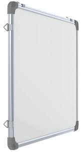 Pragati Systems Non Magnetic Whiteboard GWB90120 (Size 3 x 4 Feet, Melamine writing surface, Aluminium Frame, lightweight, Whiteboard for Office, Home and School )
