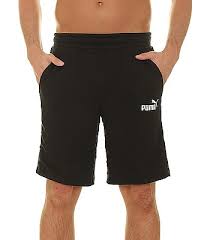 Puma Bermuda Shorts Regular for Men  (100% Synthetic material, Black-Nrgy Red Colour, Use Detergent For Colours, Wash With Similar Colours)