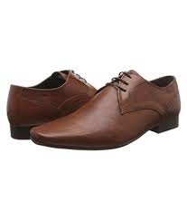 Red Tape Men's Formal Shoe (Leather material, Lase up closure, Round toe style)