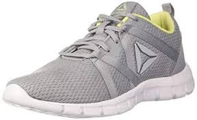 Reebok Essential Tr Grey Training Shoes for women  (Lace-up closure, Medium width, Synthetic Breathable Mesh Upper, Light weight sole)