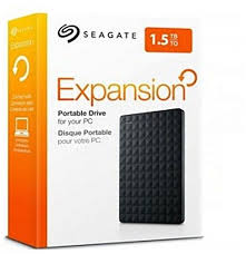 Seagate  Expansion 1.5TB Portable External Hard Drive HDD (170 Grams, 8x1.5x11.7 cm size, USB 3.0 interface, 625 Megabytes Per Second data transfer)