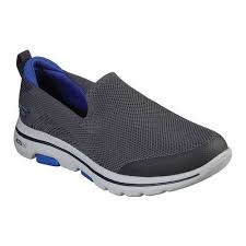 Skechers Go Walk 5-prized Walking Shoes for Men (Upper fabric knit mesh, Slip on, Soft padded collar, Dual density outsole for stability and support)