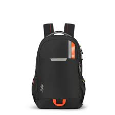 Skybags  komet 01 laptop backpack  (26 L Capacity, Black Colour, Nylon Outer material, 3 Compartments, 17