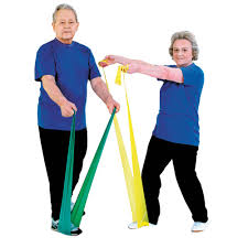 TheraBand Resistance Exercise Band (Latex free,  4 Inches Width, 5 Feet Length)