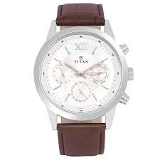 Titan Neo Analog Watch for Men 1766SL01  (Champagne Dial colour, Quartz movement, Case Dia 50.6mm, Leather Band, 50m Depth Water resistance)