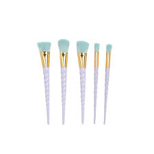 Toniq  Beauty Unicorn Makeup Brush Set  (Pack of 5, Firm grip handle design, Fine bristles, Ultra soft and Densely packed bristles)