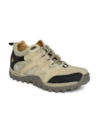 Woodland  Leather sneakers  (Shoes for Men casual wear, Khaki colour, lace up style)