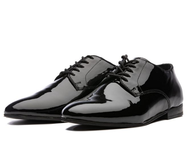 Hudson CATO PATENT BLACK DERBY (Formal Leather Shoes)