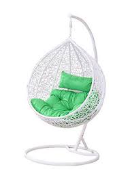 duzo  Suspended Swing Chair with Steel Stand (with Stand Cushion and Water Proof Cover for Garden Patio Balcony Outdoor Indoor )