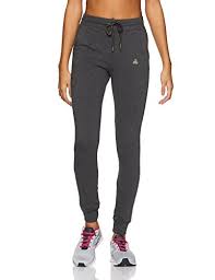 Jockey Track Pants for Women (94% Cotton, 6% Spandex, Athletic fit, Slit pocket, Waistband with flat inner drawstring)