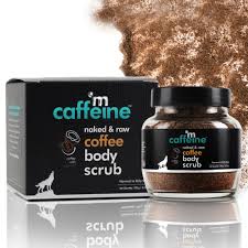 mCaffeine Naked & Raw Coffee Body Scrub (100 grams, Coconut, SLS and Paraben Free)