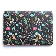 The Ink Bucket Self Adhesive Laptop Skin  (Wildflower Meadow design, Fits up to 15 inch, Easy installation and remove without any residue )